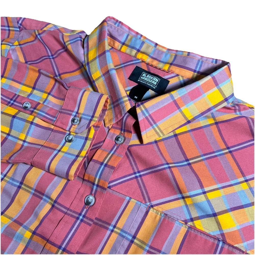 Alaskan Hardgear‎ Shirt Women's 3X Plus AKHG Midnight Sun Button Down Wool Blend